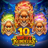 10 Santas Reindeers logo