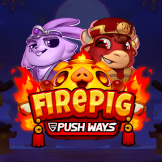 Fire Pig Push Ways logotipas