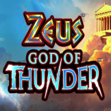 Zeus God of Thunder logo
