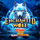 Enchanted Wolf Rising Rewards King Millions logo