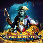 Pirates Plenty Treasures of the Seas logo