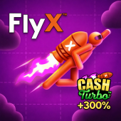 FlyX Cash Turbo logo