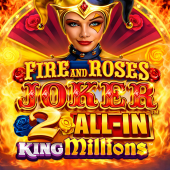 Fire and Roses Joker 2 All-In King Millions logo