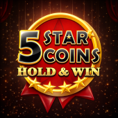5 Star Coins Hold and Win logo