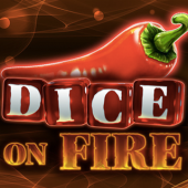 Dice on Fire logotipas