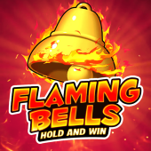 Flaming Bells Hold and Win logo