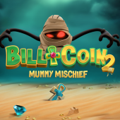 Bill and Coin 2 Mummy Mischief logo
