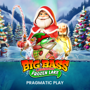 Big Bass Christmas Frozen Lake cover