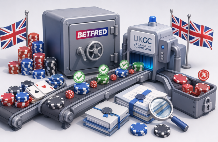 Brytyjska Komisja ds. Gier Hazardowych (UKGC) nałożyła na operatora Betfred grzywnę w wysokości 1,2 mln dolarów w związku z kwestią odpowiedzialności społecznej img