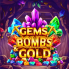 Gems Bombs and Gold logo