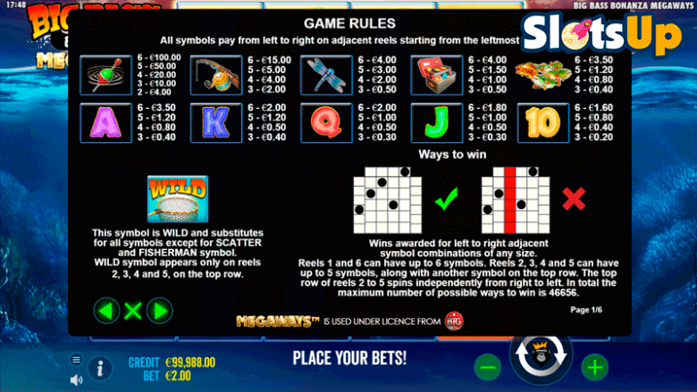 Big Bass Bonanza Megaways gra