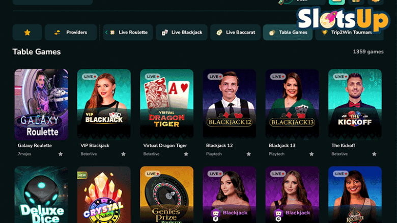 Trip2Vip table-games