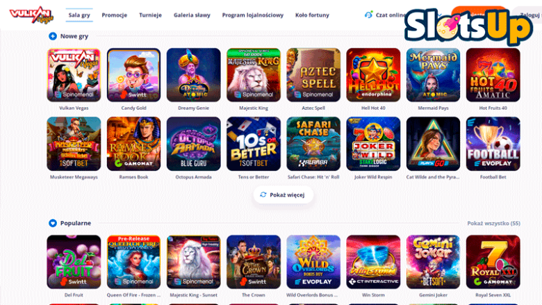 vulkan vegas gry za darmo