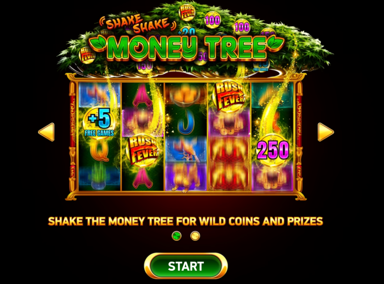 Shake Shake Money Tree Main Screen