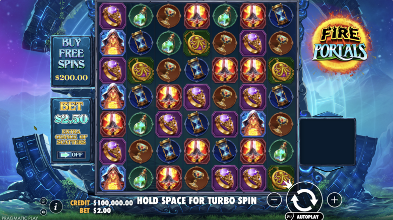 Fire Portals Main Screen