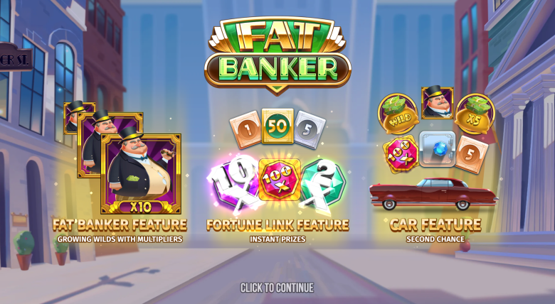 Fat Banker Main Screen