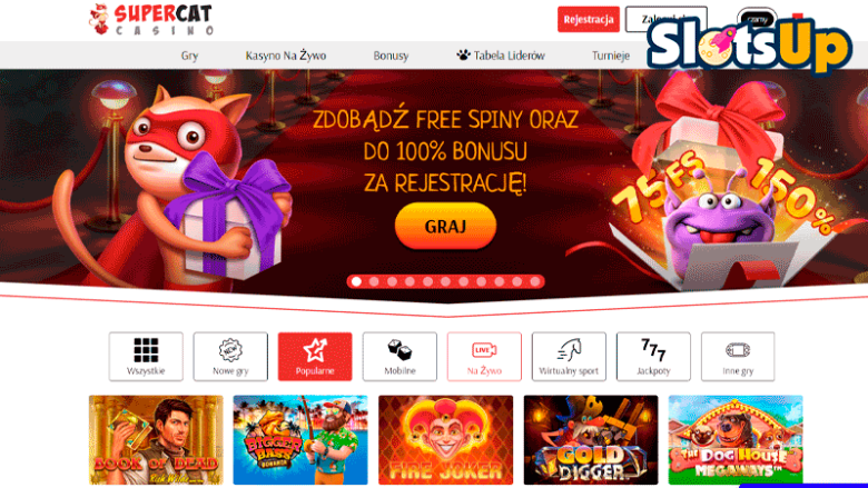 supercat casino login