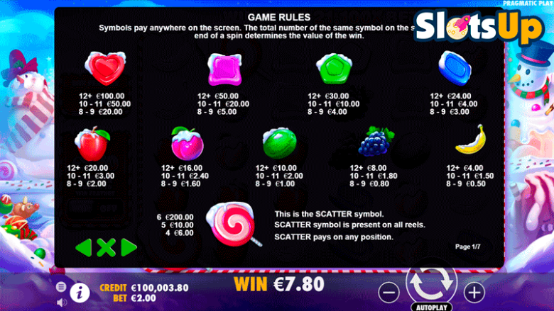 Sweet Bonanza Xmas slot