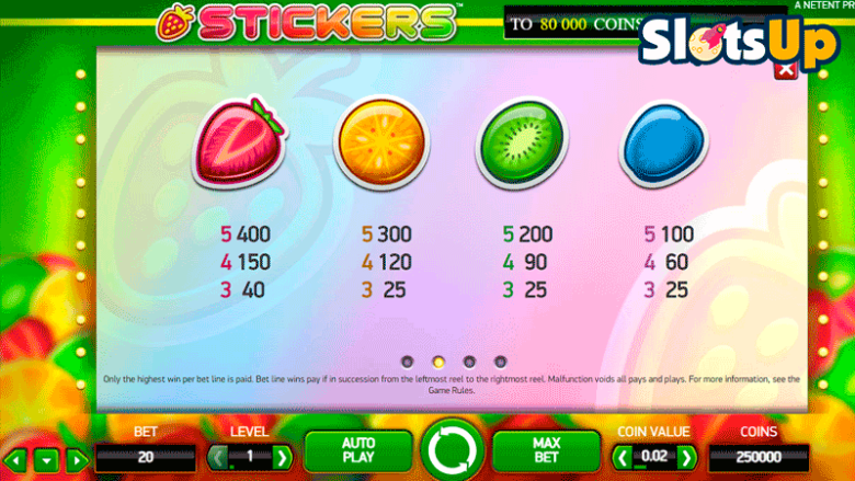 stickers slot