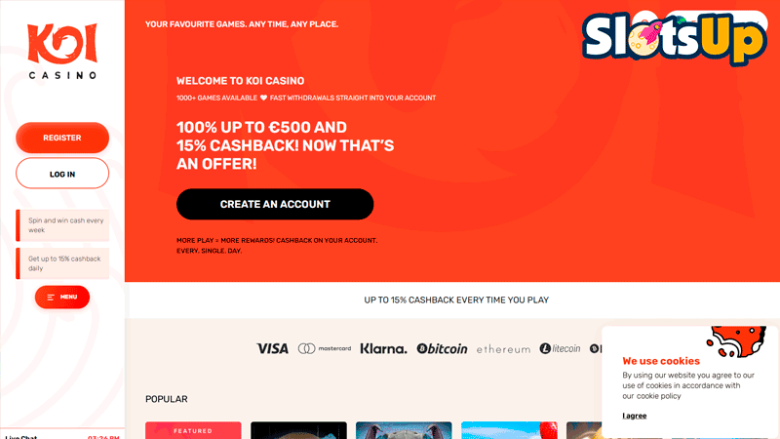 koi casino no deposit bonus