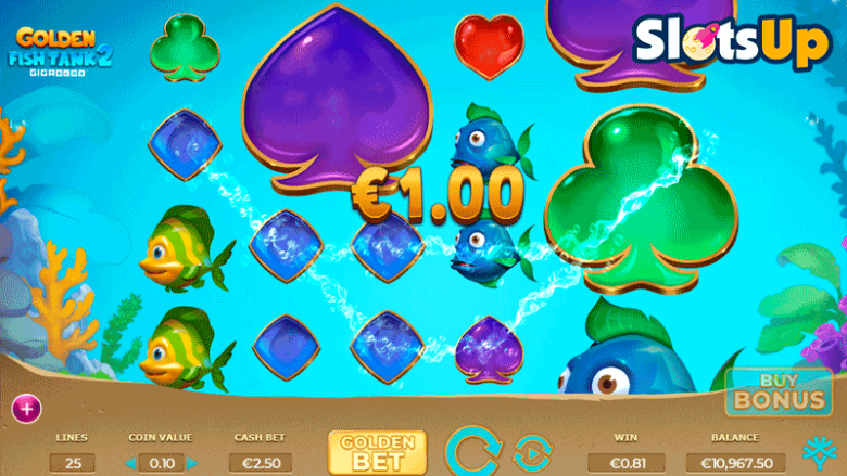 Golden Fish Tank 2 slot