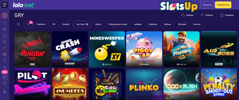 Gry i automaty w kasynie online LalaBet