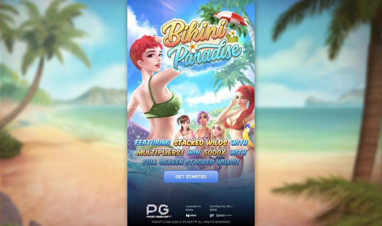 Bikini Paradise Main Screen