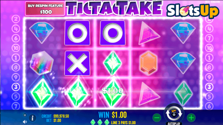 Tic Tac Take slot