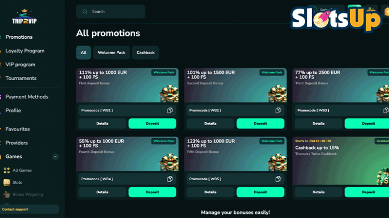 Trip2Vip welcome-bonus