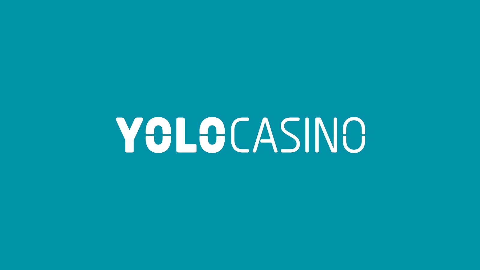 YOLO Logo White on blue 