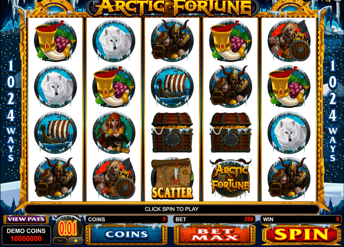 arctic fortune microgaming online gra zadarmo 