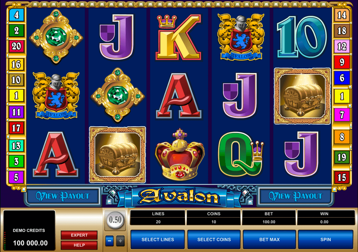 avalon microgaming online gra zadarmo