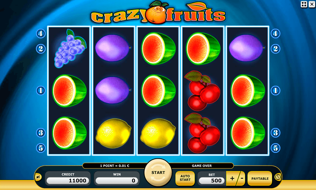 crazy fruits kajot 