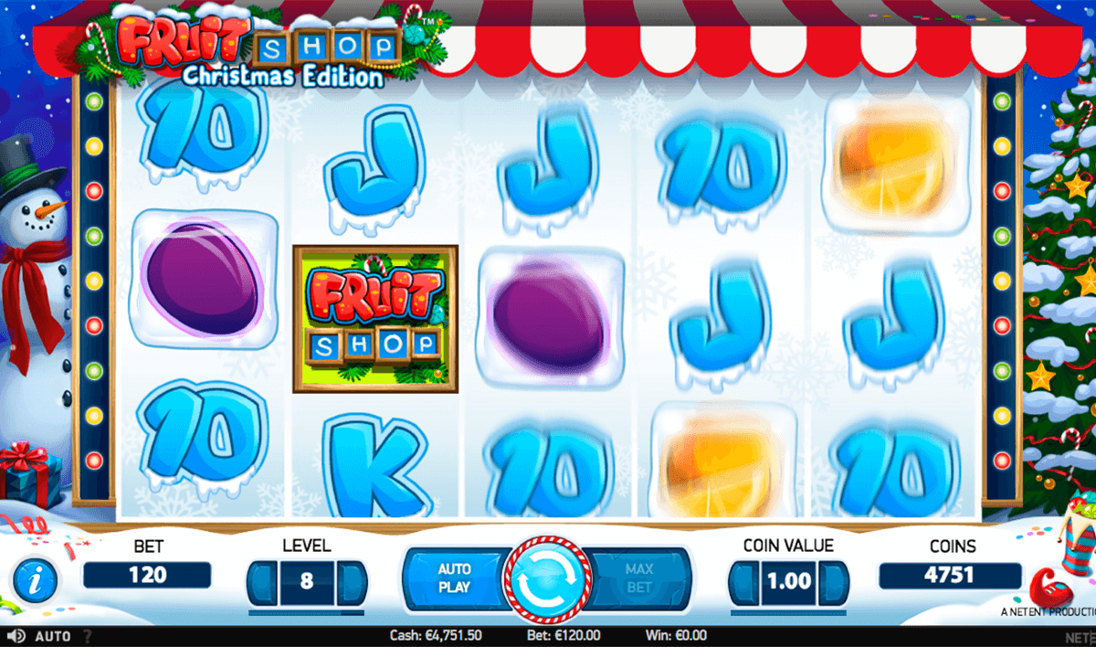 fruit shop christmas edition netent online gra zadarmo