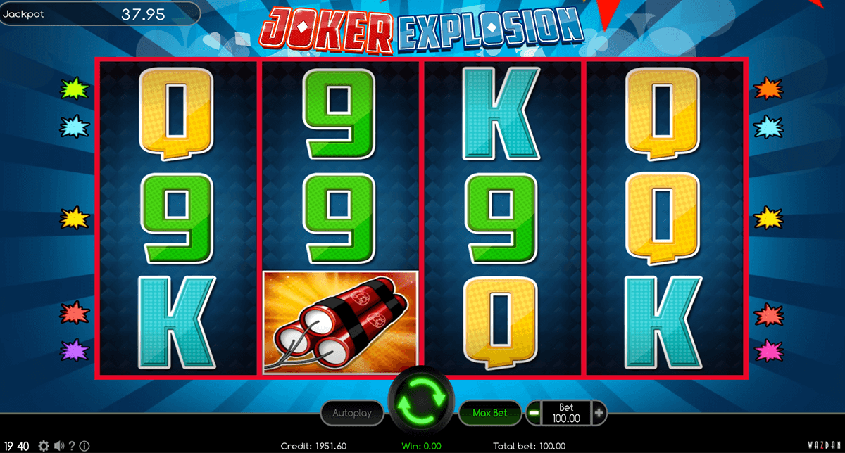 joker explosion wazdan gra automat 