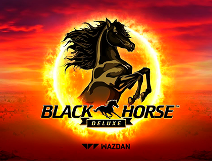logo black horse deluxe wazdan 