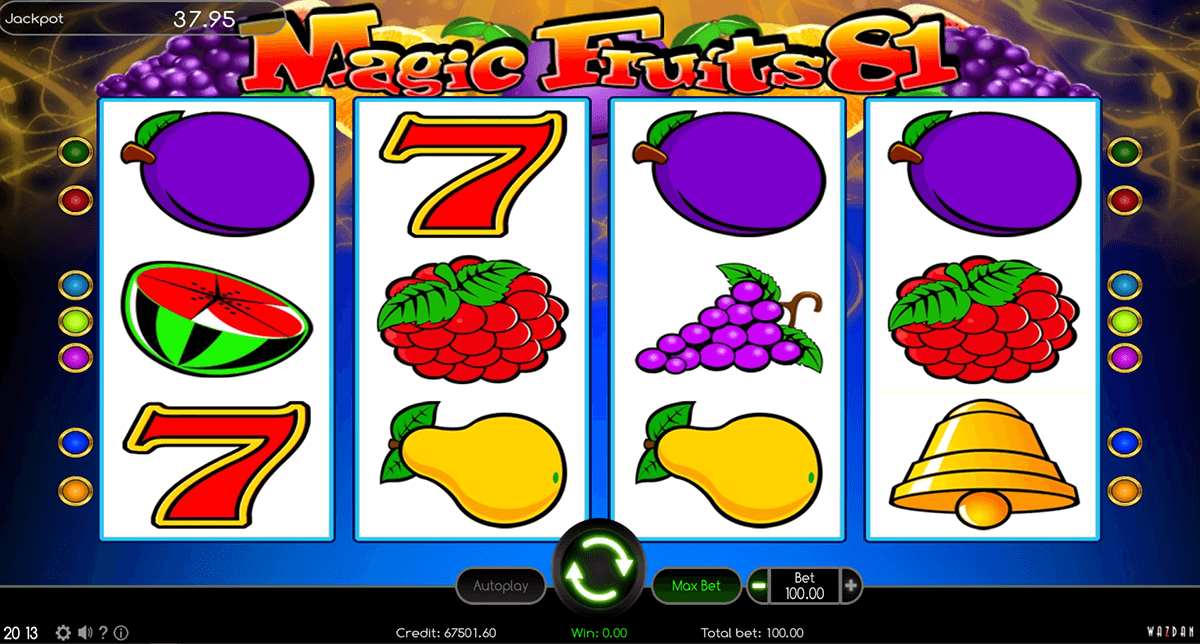 magic fruits 81 wazdan gra automat 