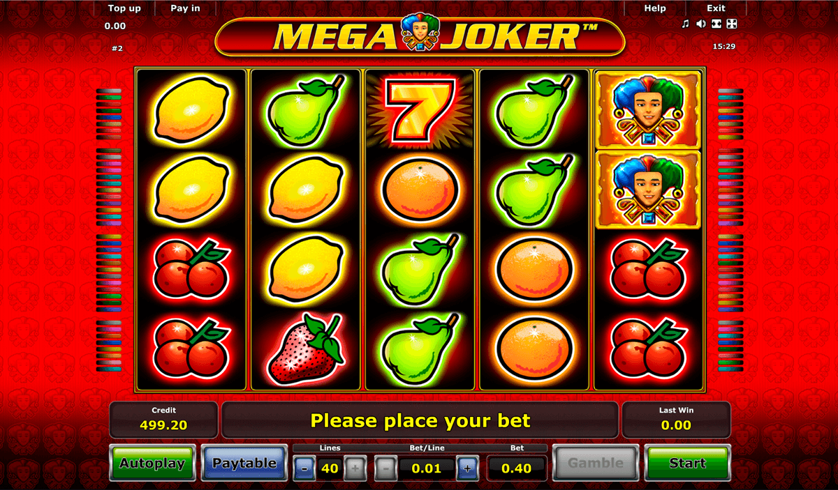 mega joker novomatic online gra zadarmo