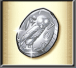 silver coin symbol 1 