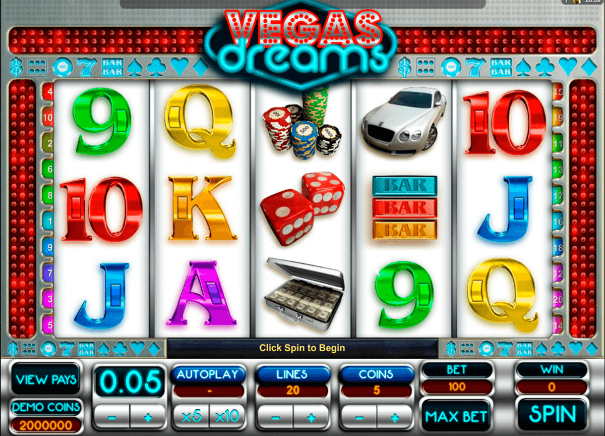 vegas dreams microgaming online gra zadarmo